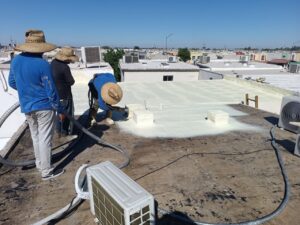 Limpieza de techos poliuretano Mexicali